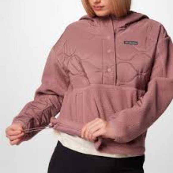 Columbia Cloud Point Hooded Hybrid Fleece Fig XL - Picture 16 of 16